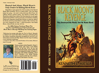 Western Novel Cover Design - Black Moon's Revenge