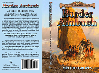 Western Novel Cover Design - Border Ambush