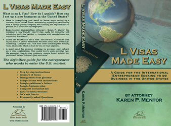 Legal Training Manual Cover Design - L Visas Made Easy